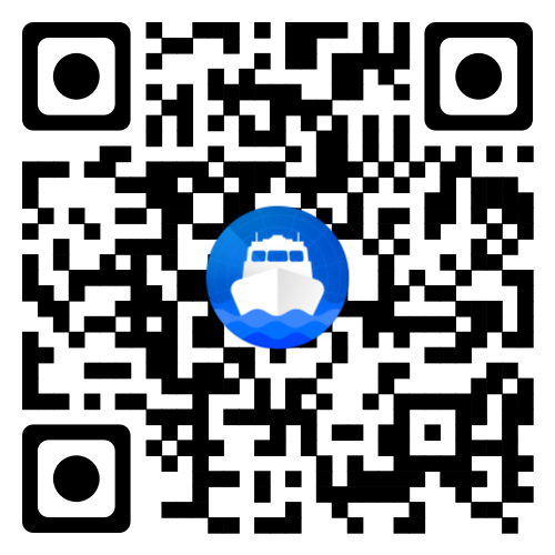 QR code to download the MarineRadar app